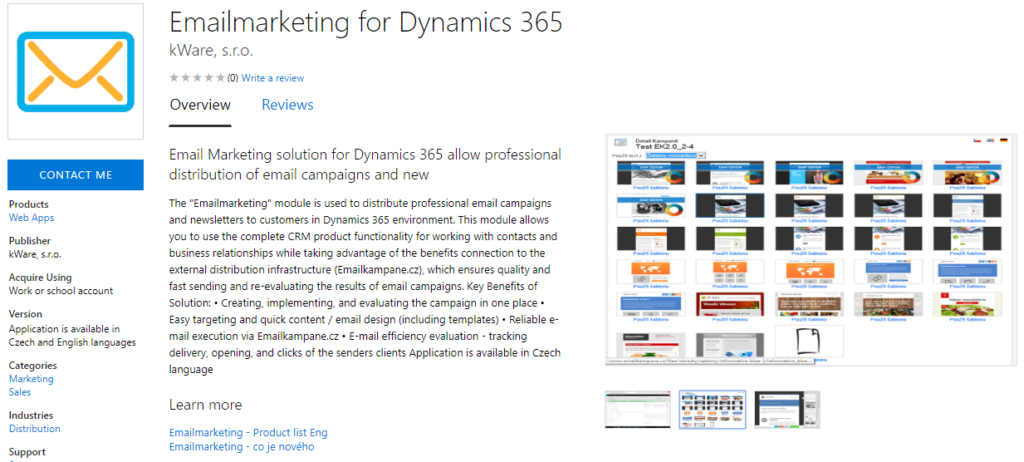 Emailmarketing for Dynamics 365